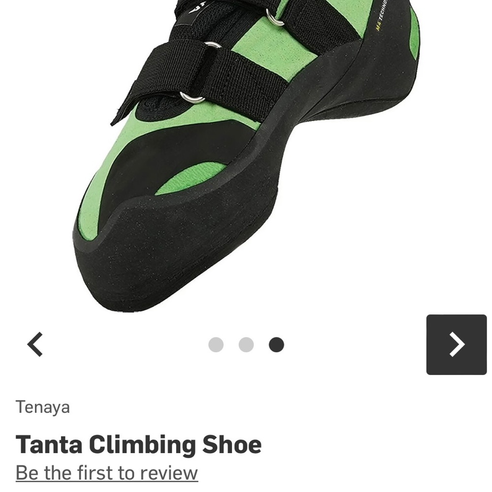 Tanta Women's Climbing Shoe - Green/Black